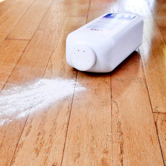Fix Squeaky Floors With Baby Powder