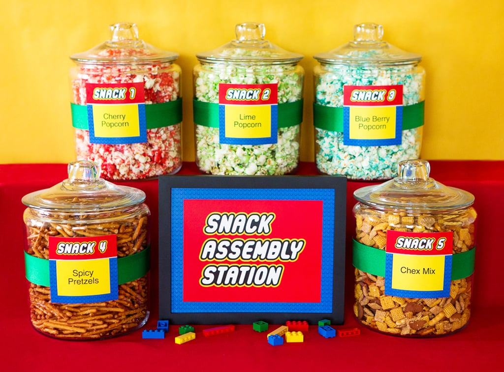 A snack bar was set up — with an adorable printable sign — for teachers and staff to nibble on throughout the week.