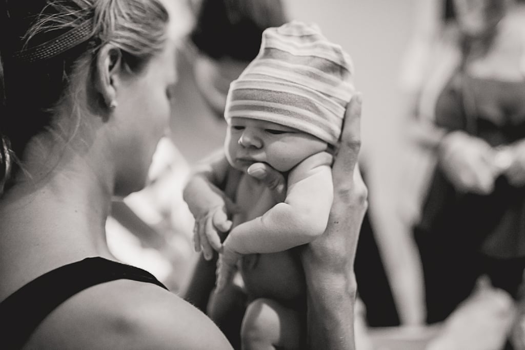 Black and White Photos of a Home Birth