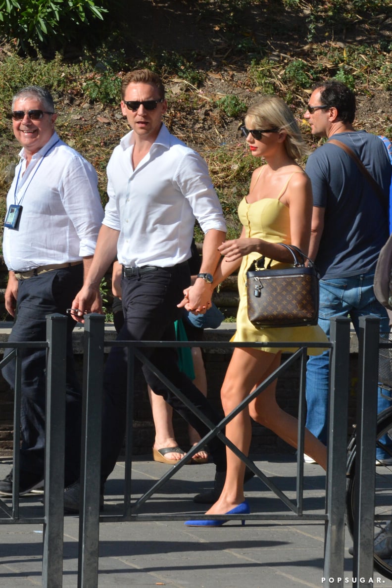 Taylor Swift Style — At the Colosseum w/ Tom Hiddleston, Rome, Italy