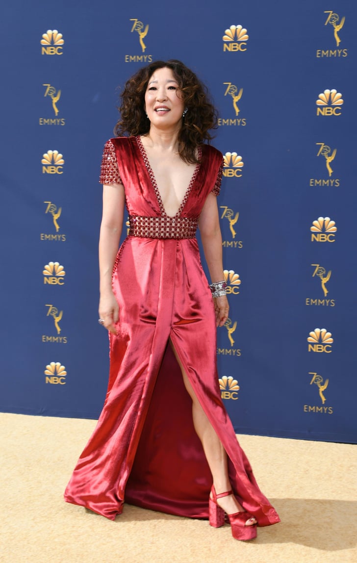 Sandra Oh at the 2018 Emmys | POPSUGAR Celebrity Photo 14