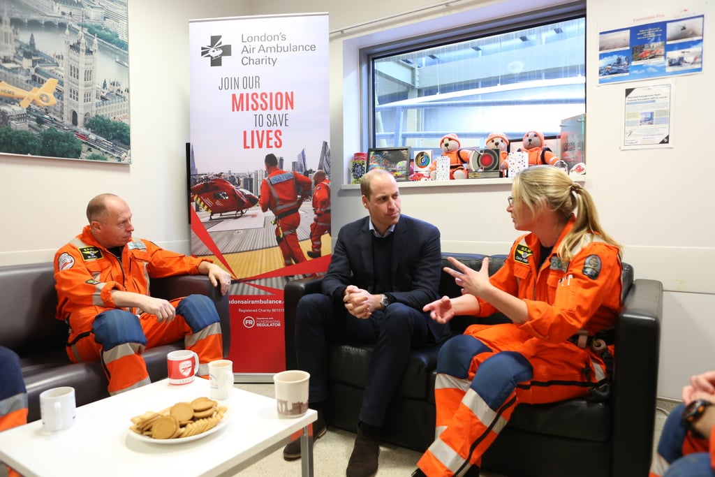 Prince William at the Royal London Hospital January 2019