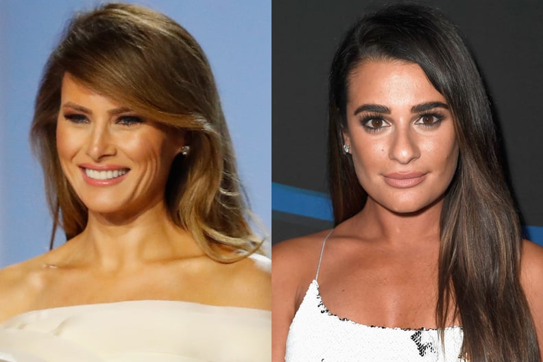 Lea Michele as Melania Trump