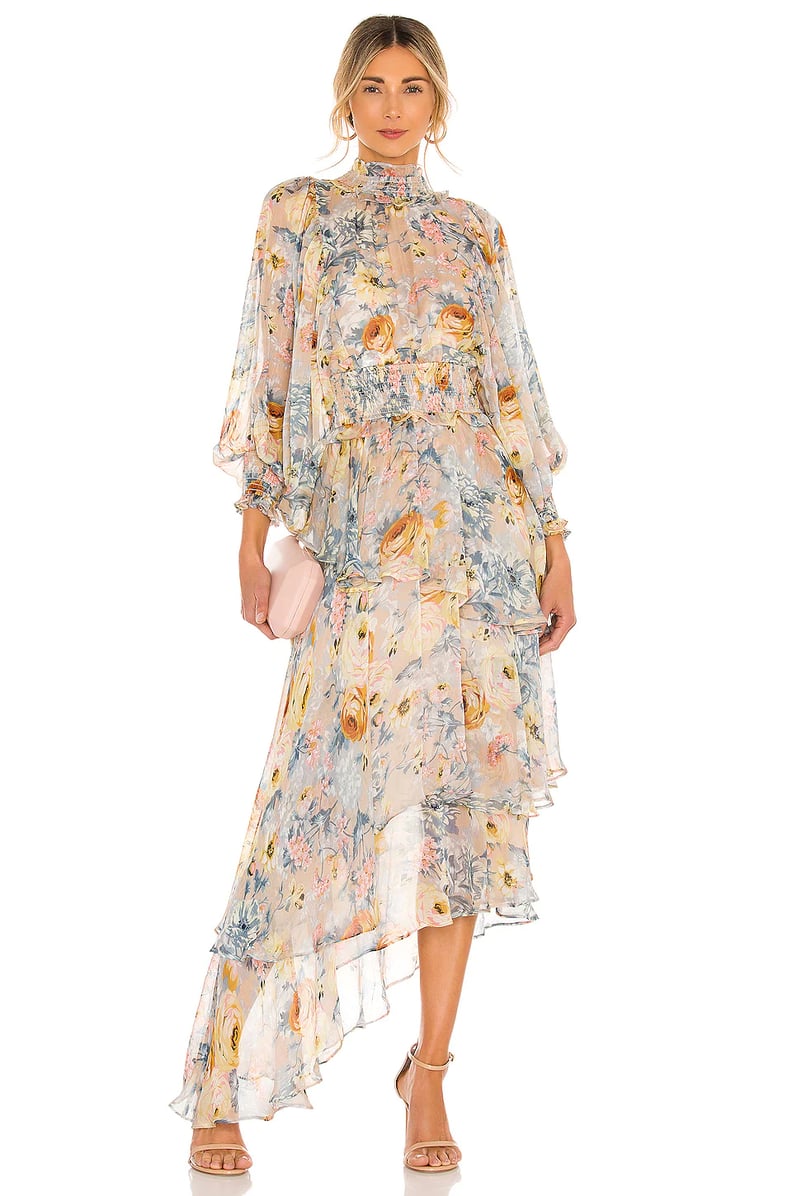 A Floral Midi Dress: ELLIATT Astrid Dress