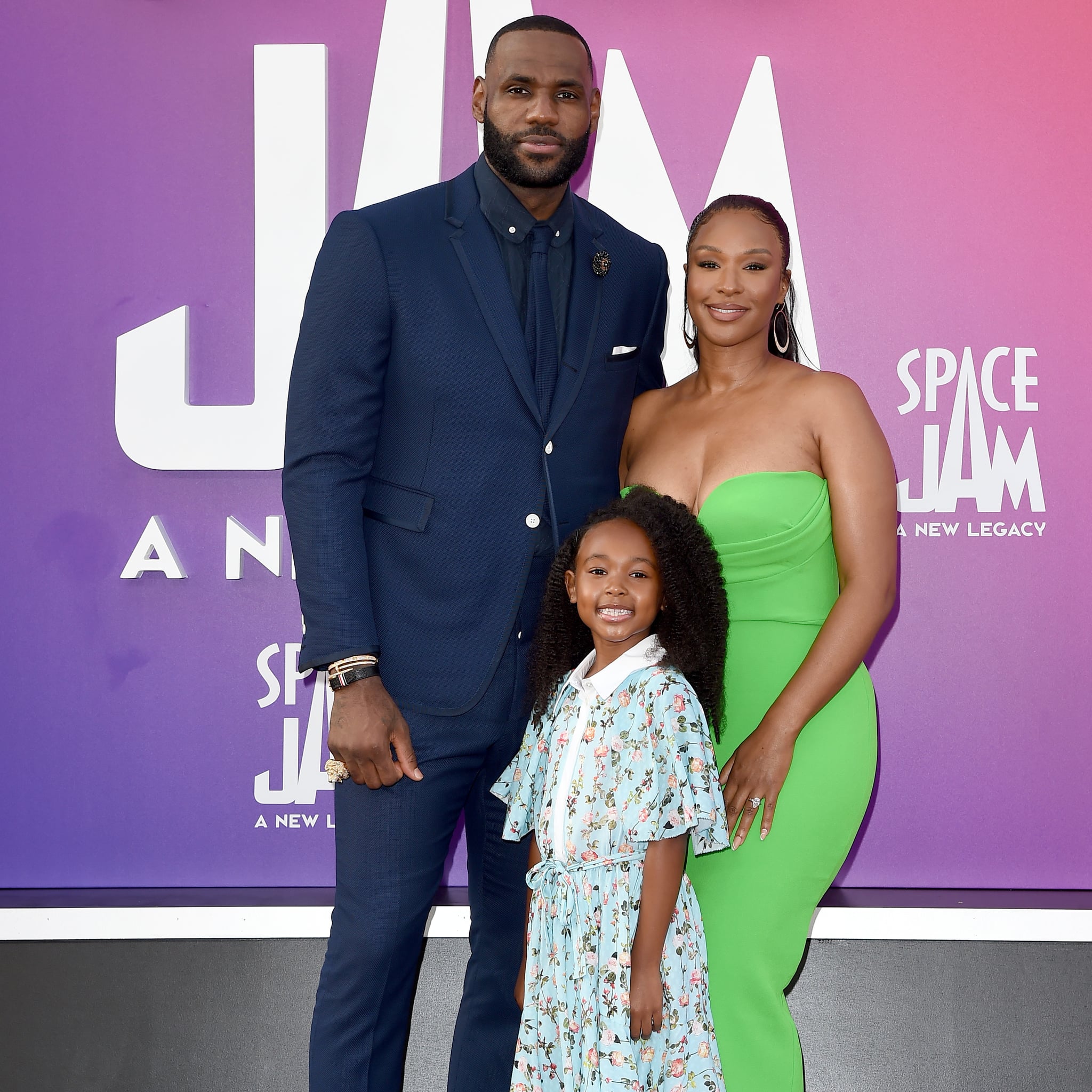 Family to Space Jam 2 Premiere 