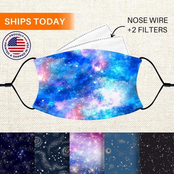 Galaxy Face Mask