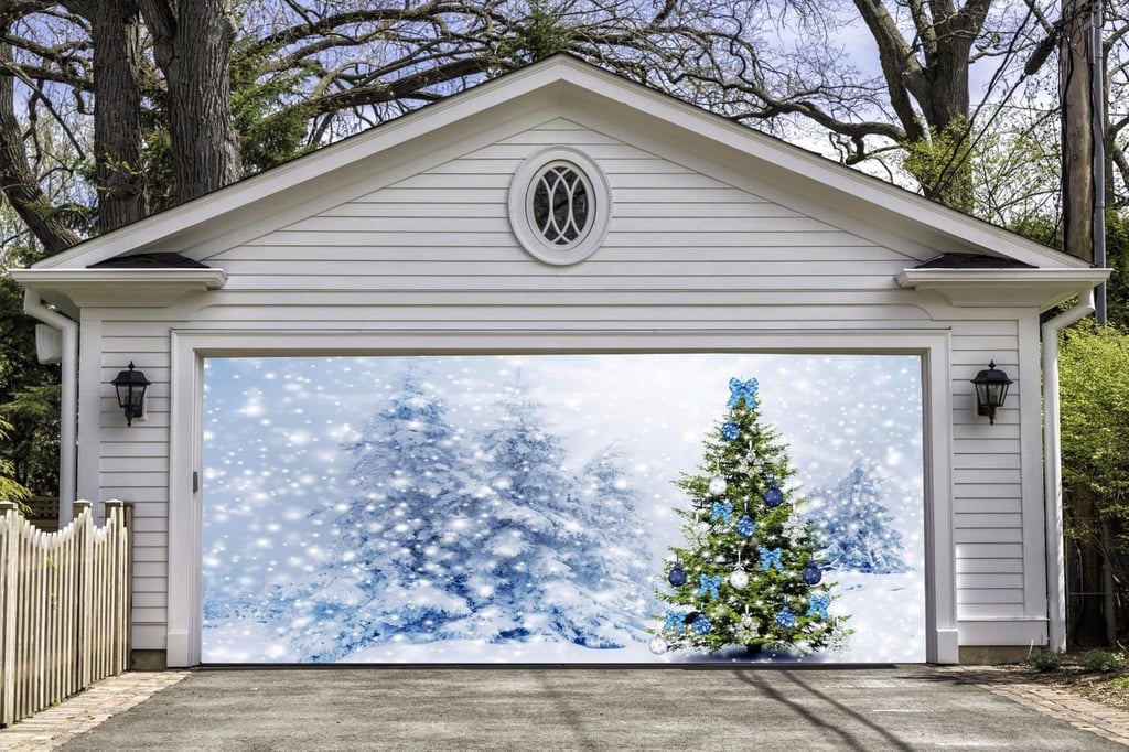 Garage Christmas Banner s POPSUGAR Home UK