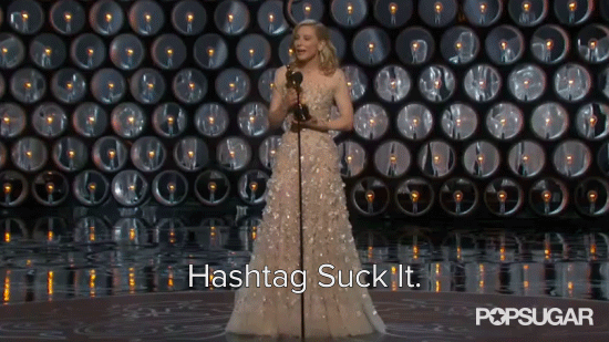 Best Verbal Hashtag: Cate Blanchett