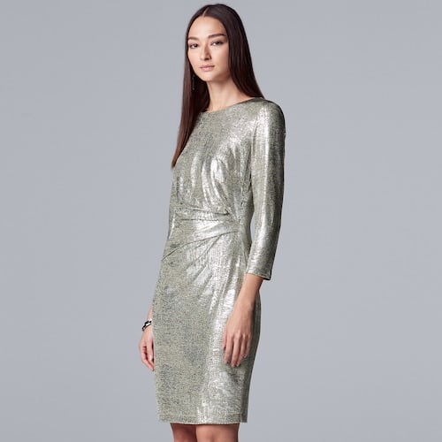 Simply Vera Vera Wang Side Ruched Knit 