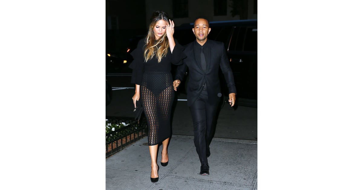 Together They Made One Well-Dressed Duo | Chrissy Teigen Wearing a ...