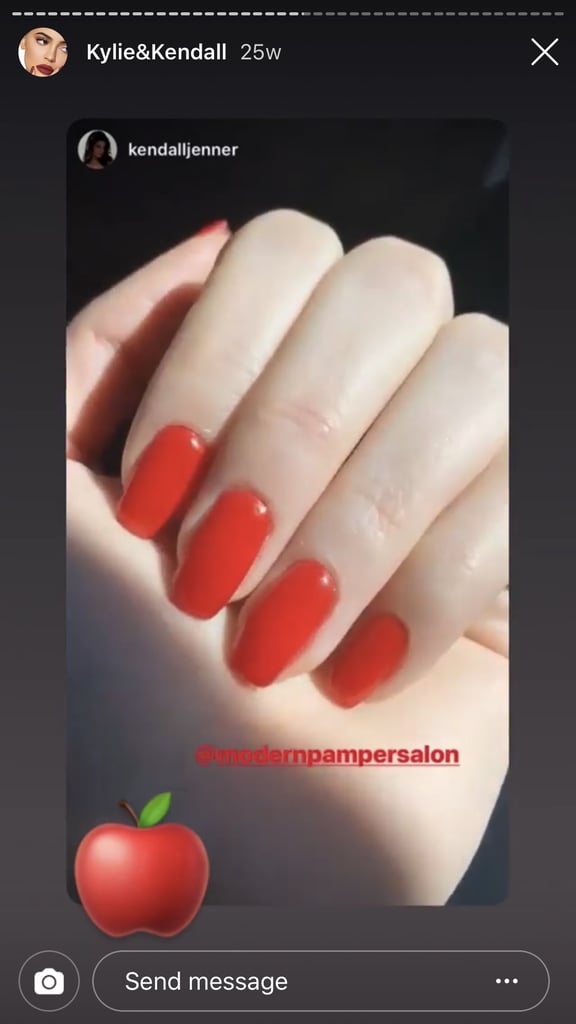 Kendall Jenner's Flower Manicure