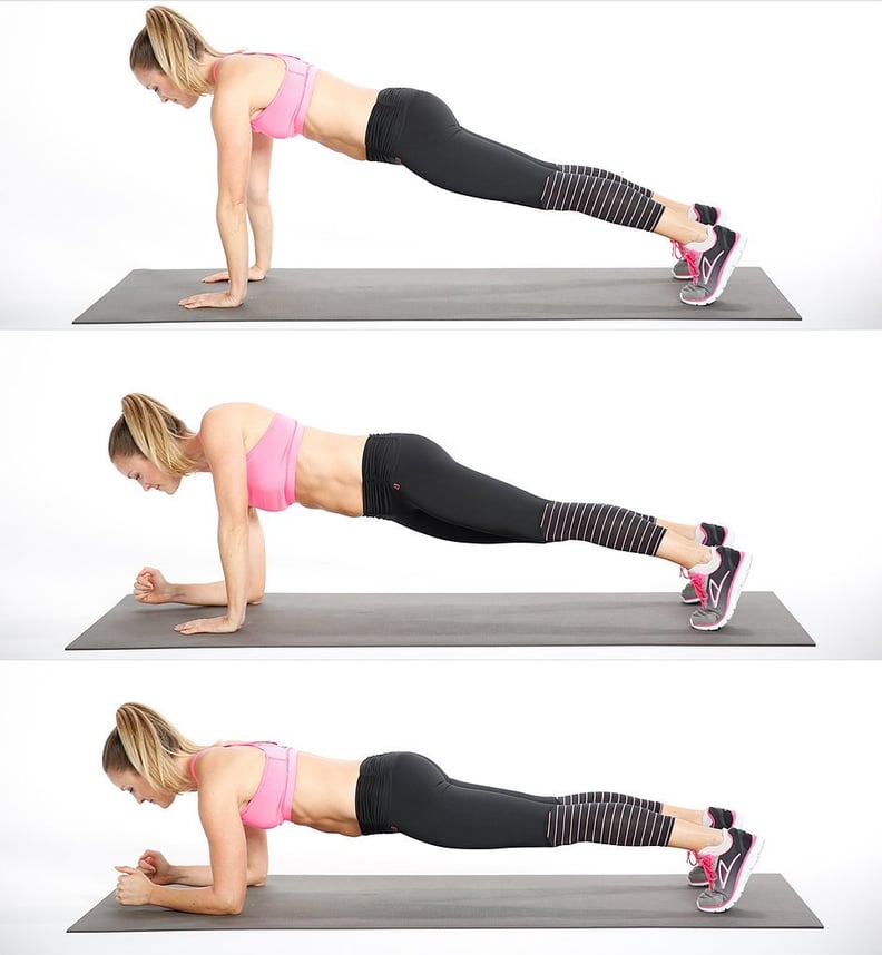 Circuit 2, Move 1: Up-Down Plank