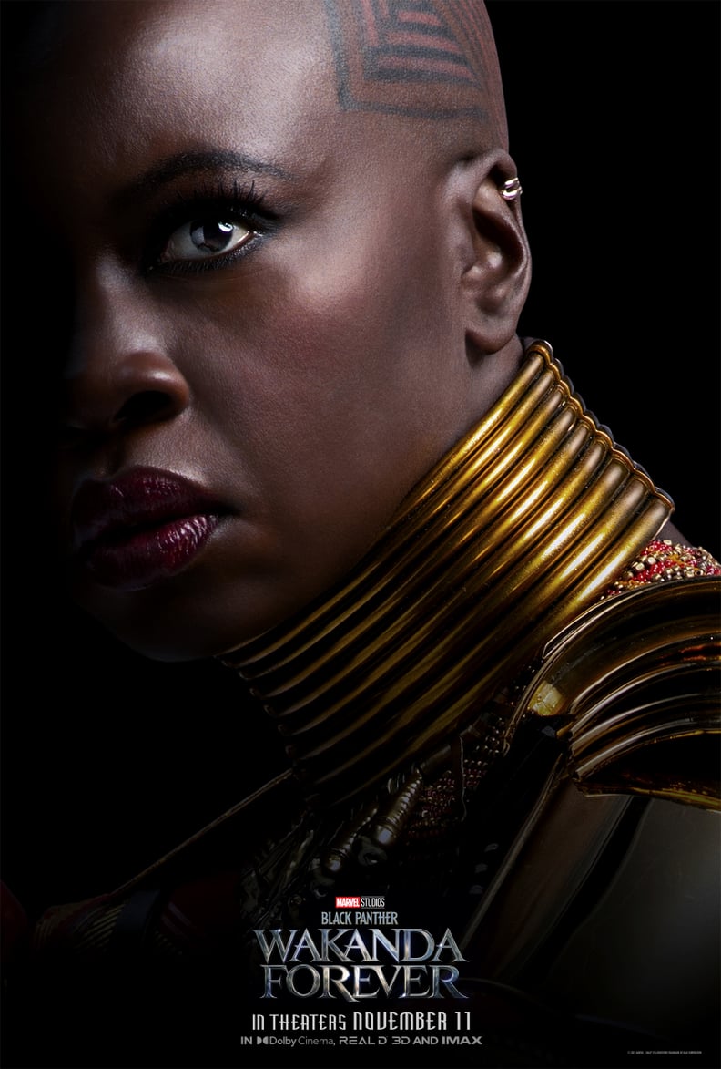 Danai Gurira Okoye在“黑豹:Wakanda永远”