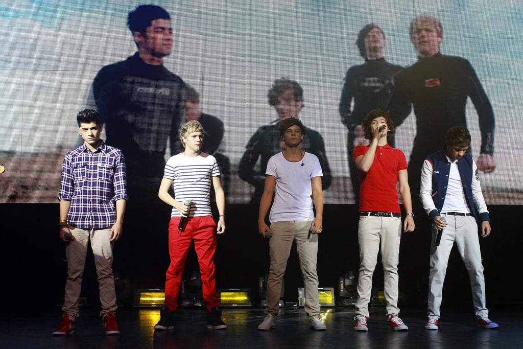 One Direction Performing in Wellington, New Zealand, in 2012