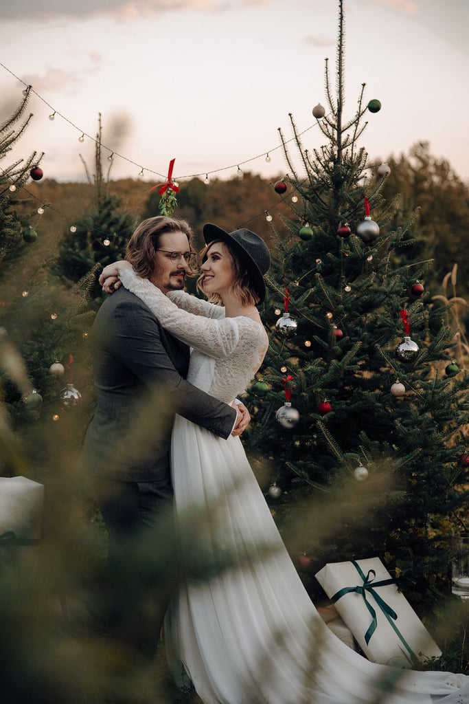 Inspiration For a Rustic Christmas Tree Farm Wedding Inspiration For a Rustic Christmas Tree Farm Wedding