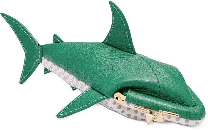 Fossil Item Leather Shark Coin Case ($65)