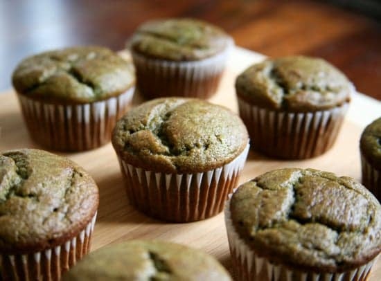 Banana and Spinach Smoothie Muffins