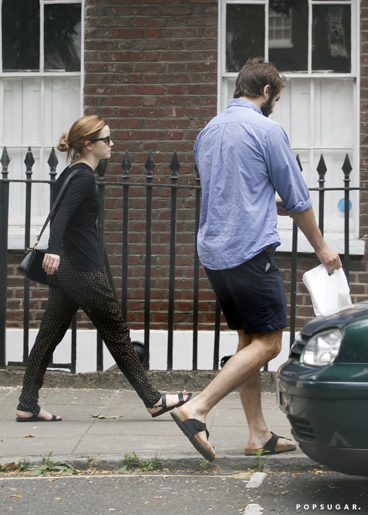 Emma Watson and Matthew Janney Kiss in London