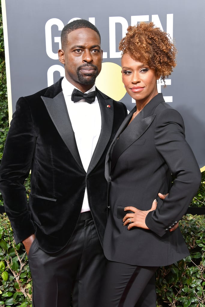 Sterling K. Brown and Ryan Michelle Bathe 2018 Golden Globes