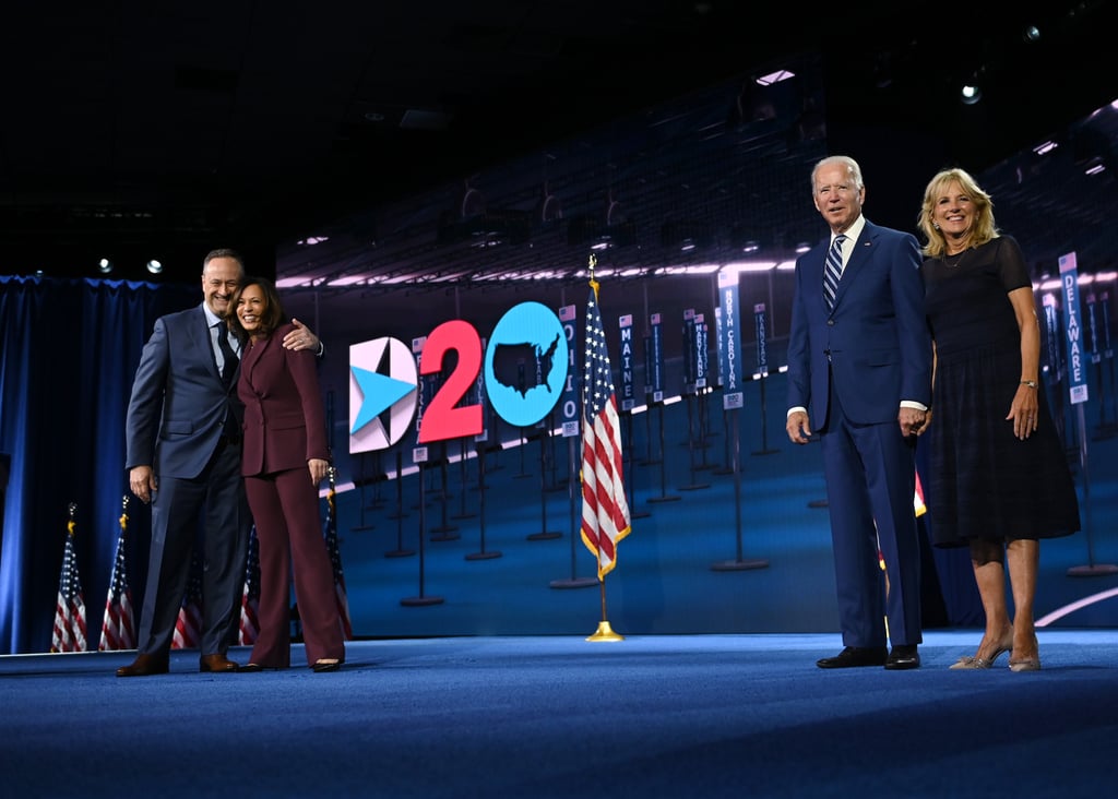 The Meaning Behind Kamala Harris's Plum Pantsuit at the DNC