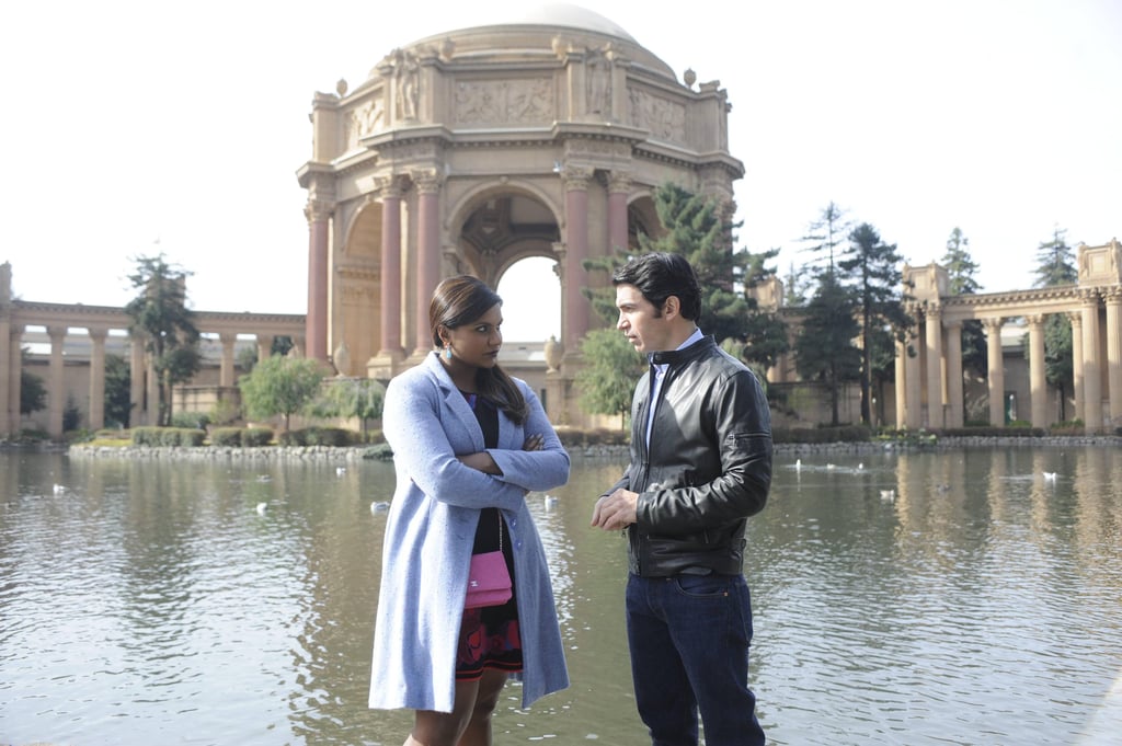 Mindy and Danny make their way to the Palace of Fine Arts.