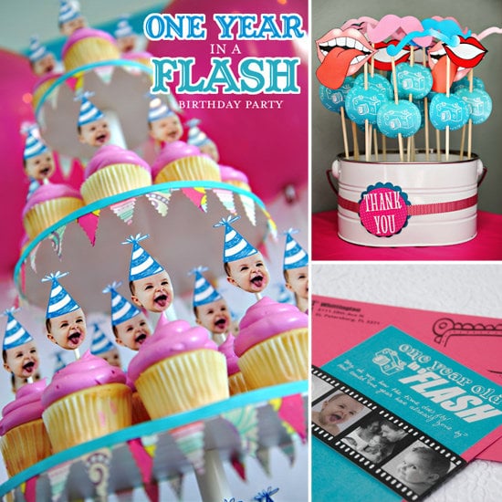 One Year in a Flash First Birthday Party