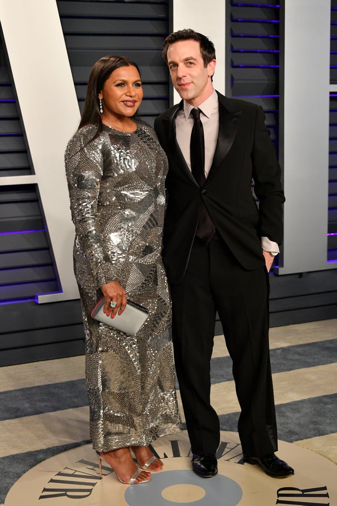 Mindy Kaling and B.J. Novak at the Oscars Afterparty 2019