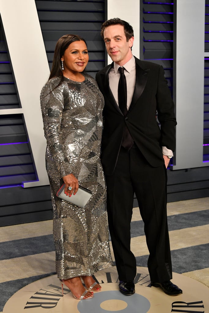 Mindy Kaling and BJ Novak at the Oscars Afterparty 2019