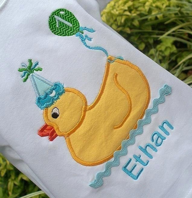 personalized stuffed duck
