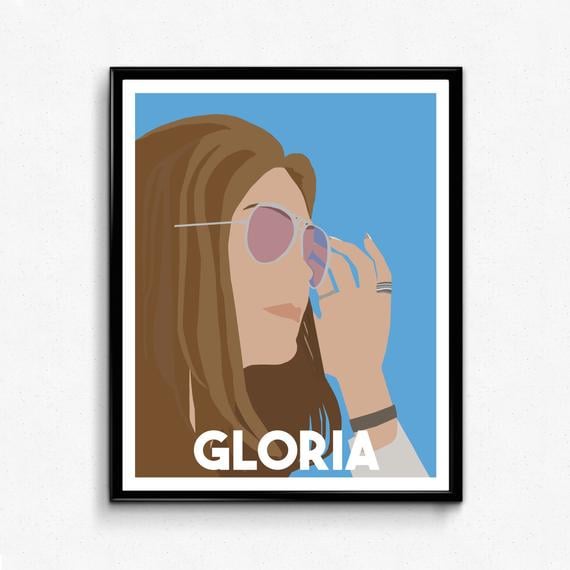 Gloria Steinem Feminist Poster