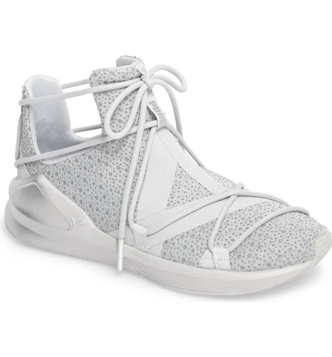 Inspired by boxing shoes, these Puma Fierce Rope Training Sneakers ($115) have a modern cutout silhouette.