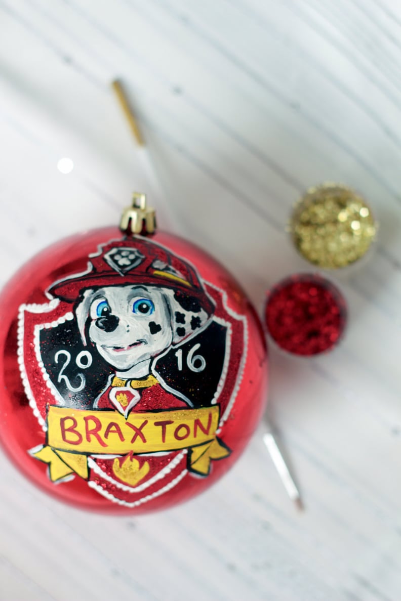 Handpainted Paw Patrol Kid Ornament