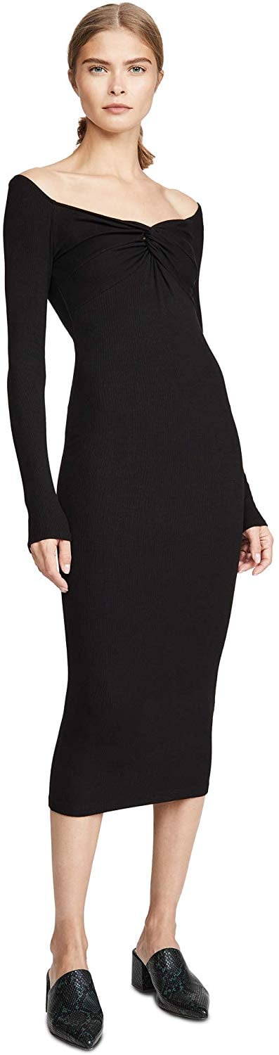 womens black dresses with sleeves