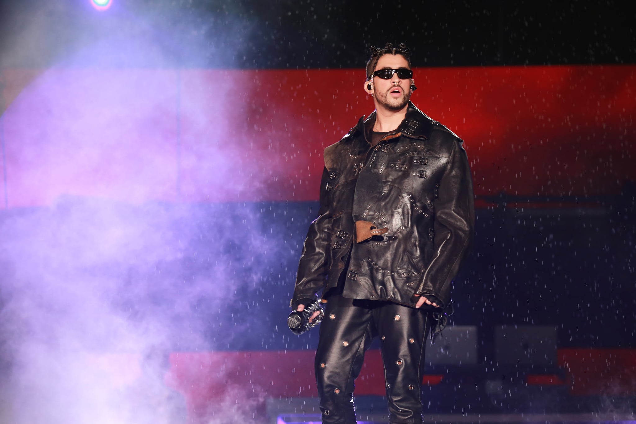 SAN JUAN, PUERTO RICO - DECEMBER 10: Bad Bunny performs during his 