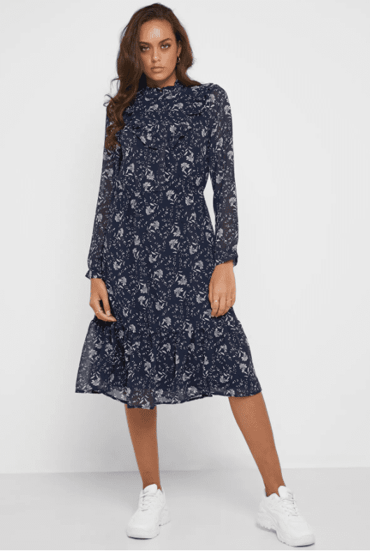 Vero Moda – High Neck Printed Dress