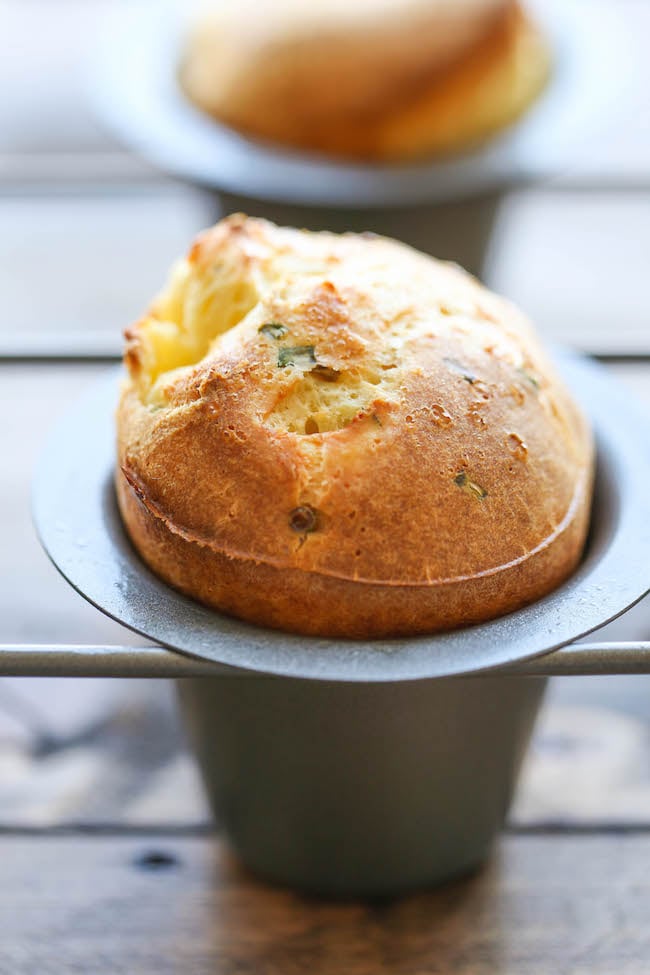 Easy Garlic Parmesan Popovers