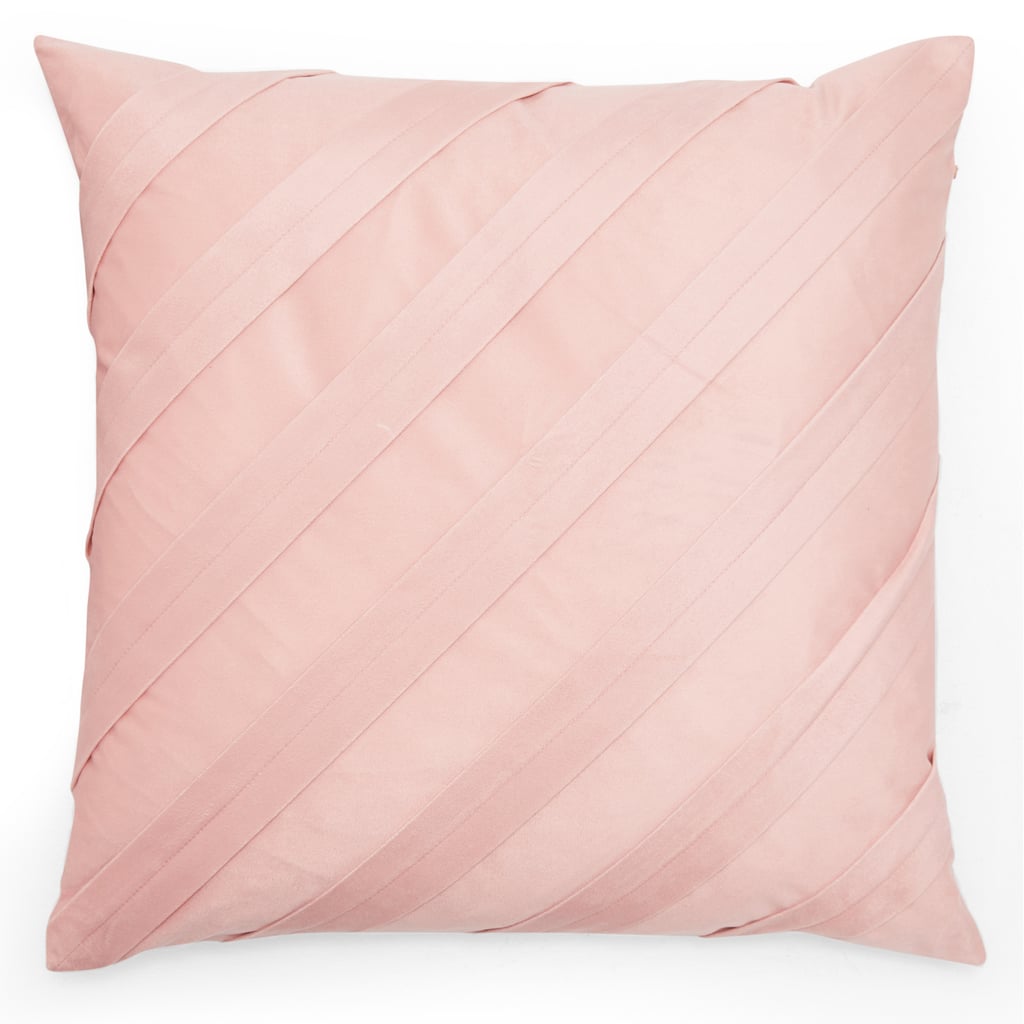 MoDRN Glam Blush Pleated Velvet Decorative Throw Pillow Walmart MoDRN Home Decor POPSUGAR