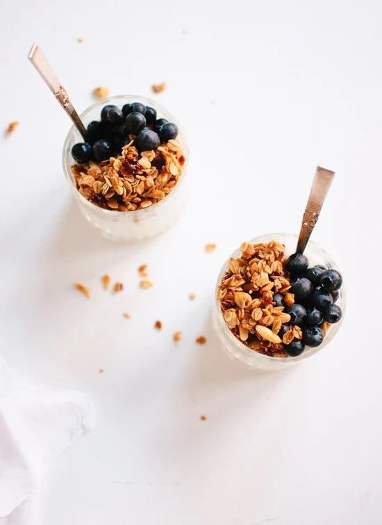 Honey Almond Apricot Granola Parfait