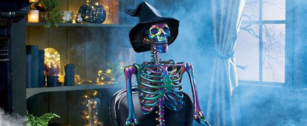 Shop Grandin Road’s Life-Size Iridescent Halloween Skeleton