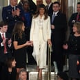 The Mixed Messages Melania Trump's Winter-White Pantsuit Sent at the State of the Union