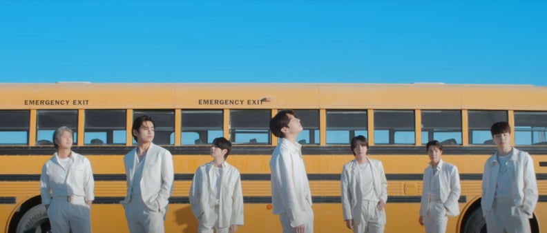 BTS的“尚未”音乐视频复活节彩蛋:校车