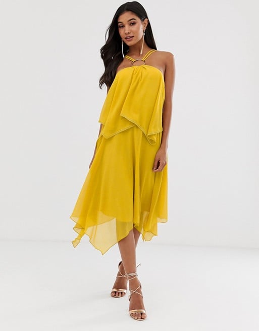 ASOS DESIGN Halter Midi Dress