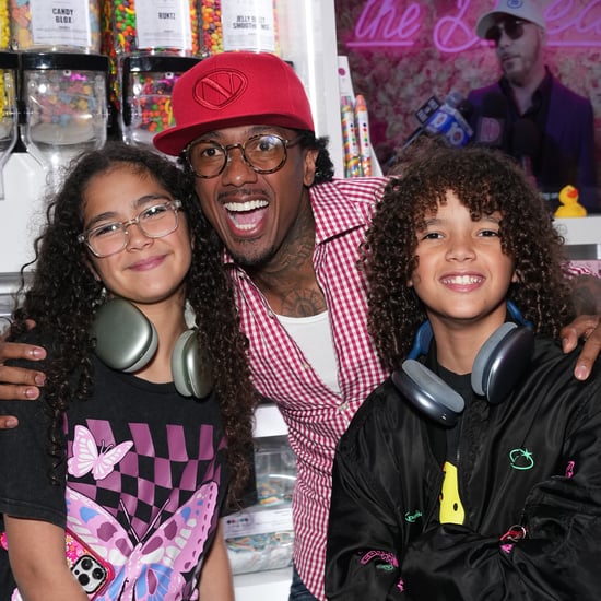 Nick Cannon, Monroe, and Moroccan at Sugar Factory Opening