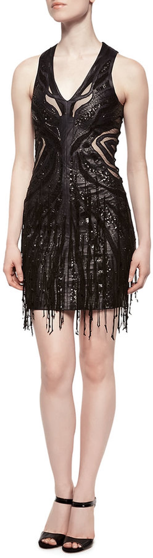Kate Beckinsale Wearing a Black Cutout Dress | POPSUGAR Fashion