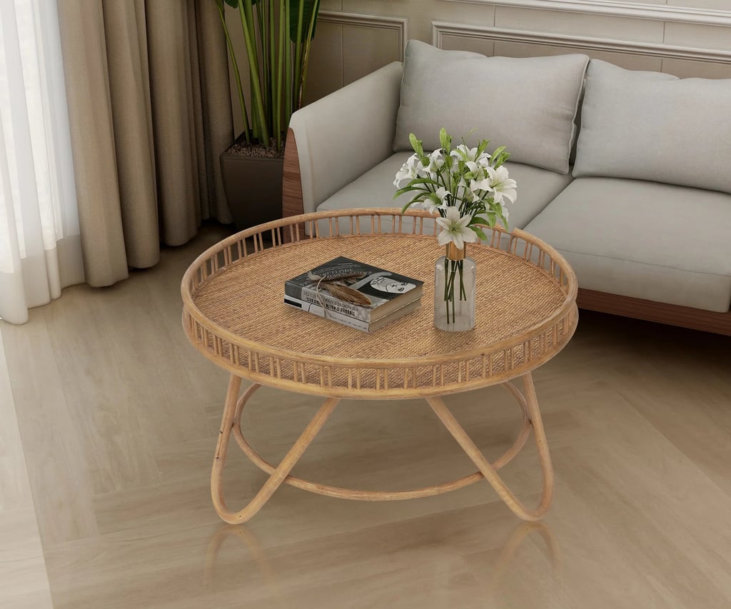 A Rattan Coffee Table