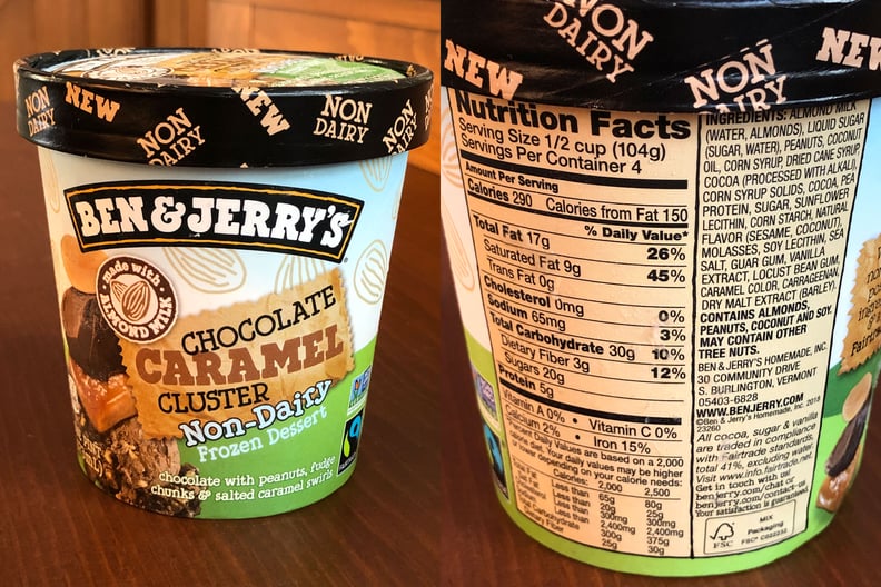 Ben & Jerry's Non-Dairy Chocolate Caramel Cluster Nutritional Info