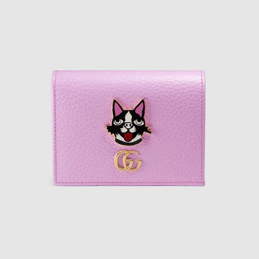 Gucci Leather Card Case With Bosco