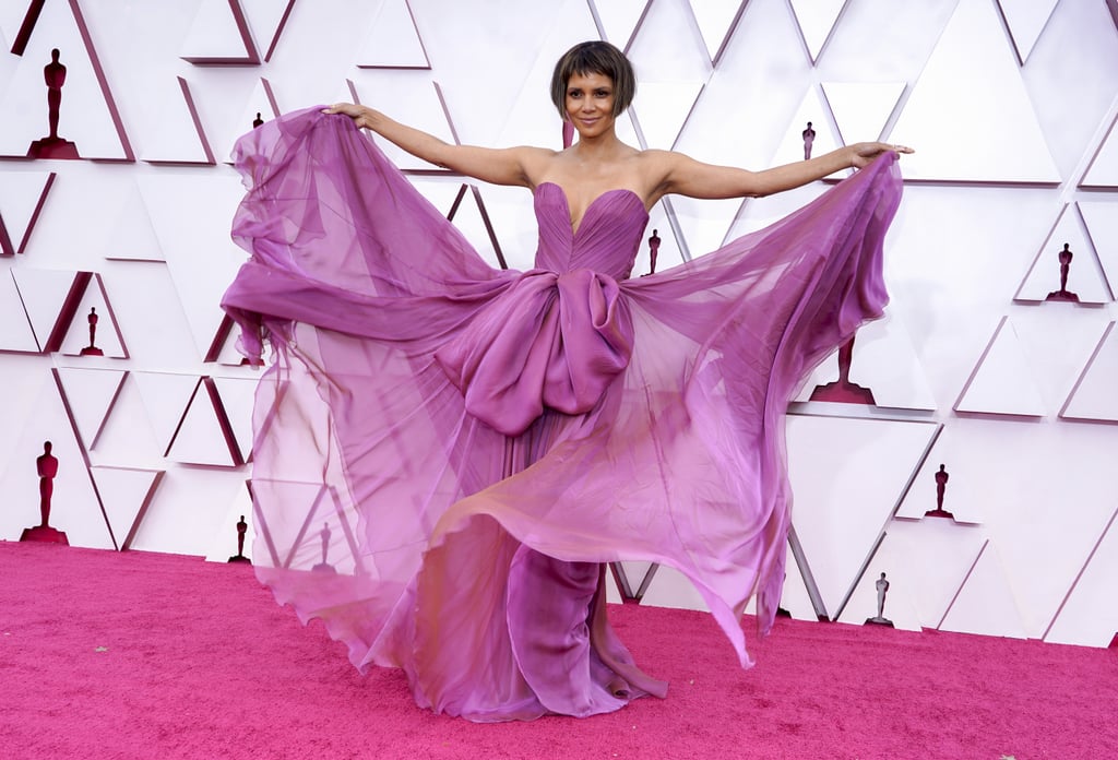 Halle Berry and Boyfriend Van Hunt Make Debut at 2021 Oscars