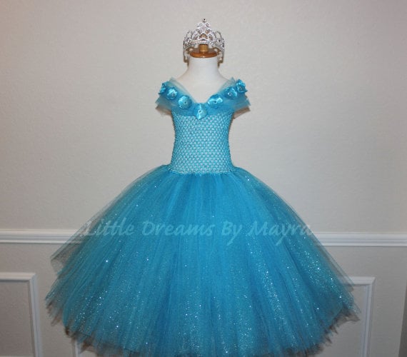 glitter tutu dress and tiara