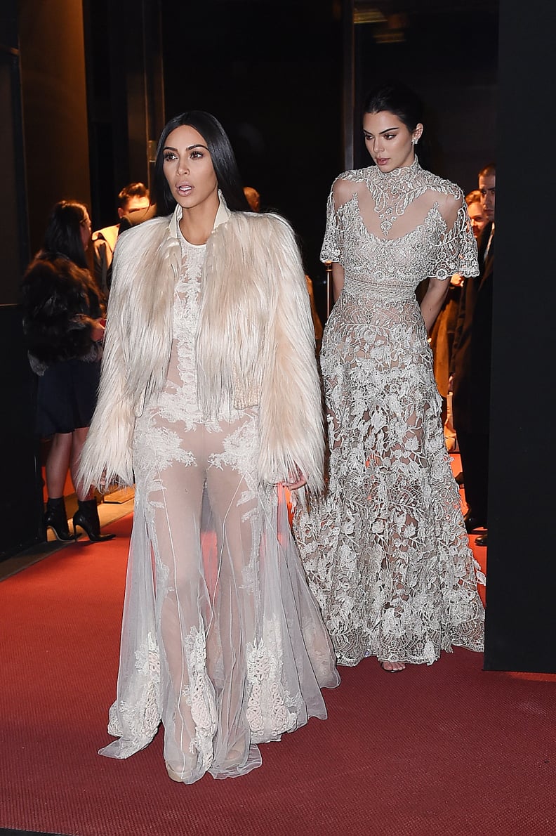 She Had a Twinning Moment With Sister Kim Kardashian